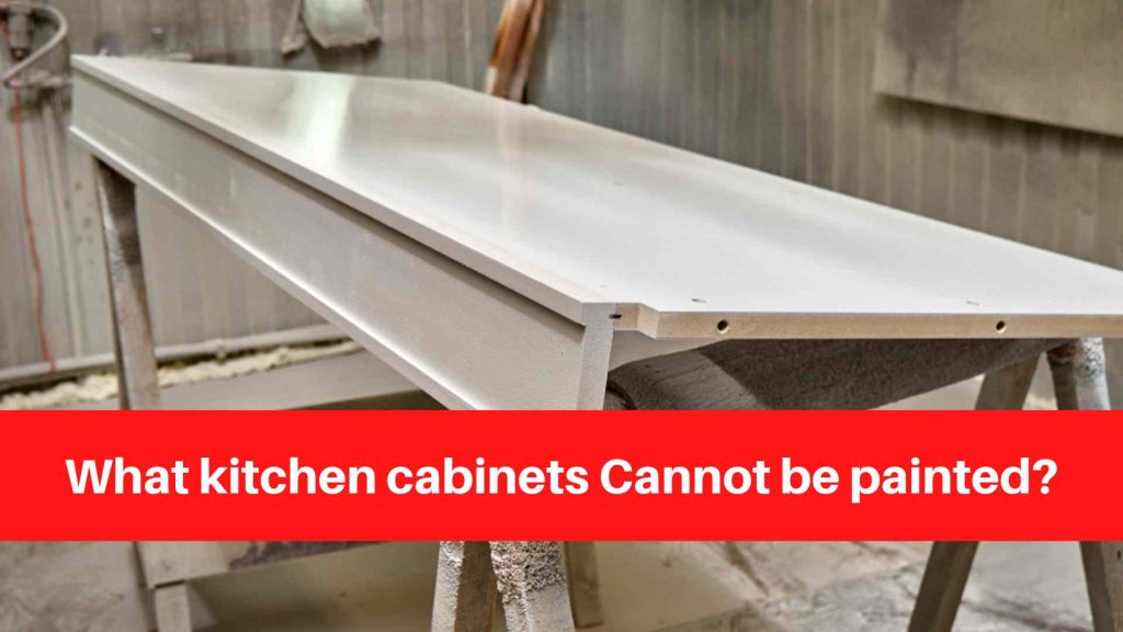 What kitchen cabinets Cannot be painted